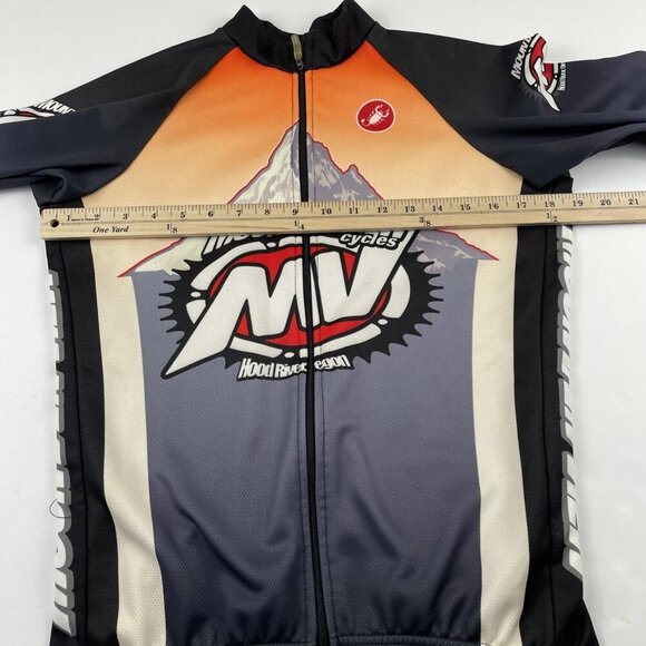 Castelli Cycling Jacket Men’s L Thermal Long Sleeve Fleece Lined Full Zip - Picture 3 of 15